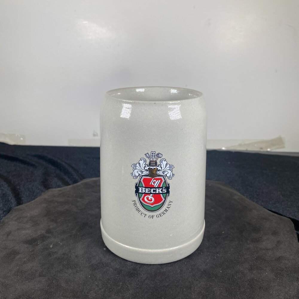 Vintage, Beck’s Tankard Steins, German Stoneware 0.5L Beer Stein, Made in German